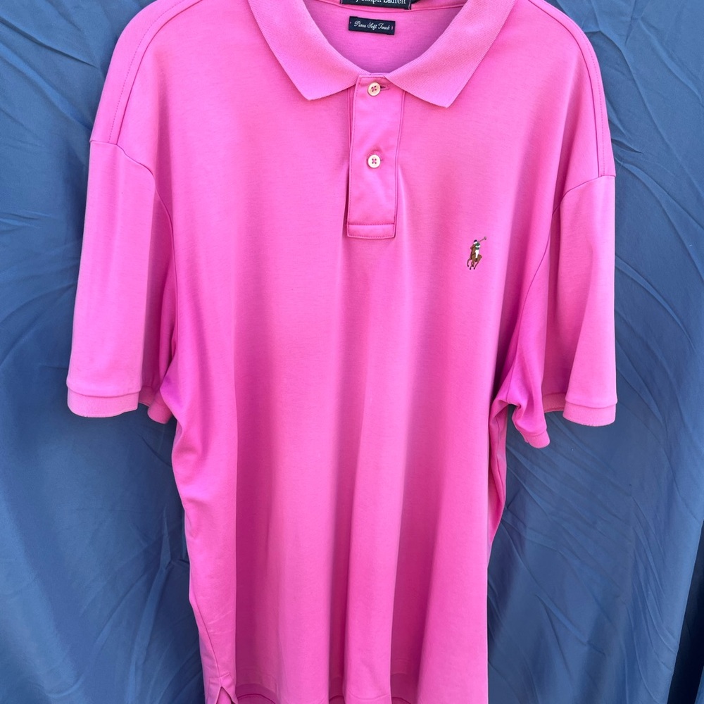Polo by Ralph Lauren Men's Vibrant Pink Polo Shirt